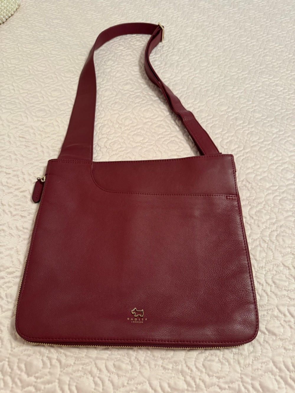 Radley of London burgundy crossbody ~ like new.